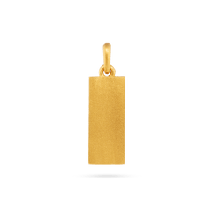Bullion Bar Pendant - Gold 18k