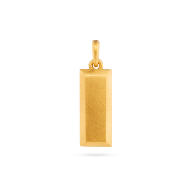 Bullion Bar Pendant - Gold 9k