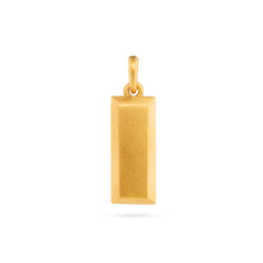 Bullion Bar Pendant - Gold 18k