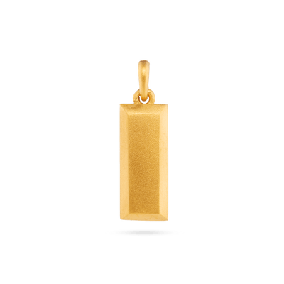 Bullion Bar Pendant - Gold 18k