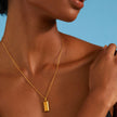 Bullion Bar Pendant - Gold 9k