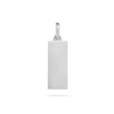 Bullion Bar Pendant - Silver
