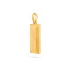 Bullion Bar Pendant - Gold 18k