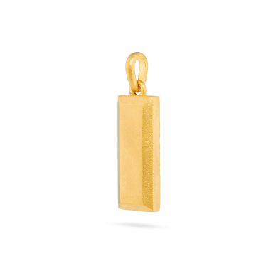 Bullion Bar Pendant - Gold 24k