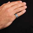 Bullion Bar Wide Ring - Platinum