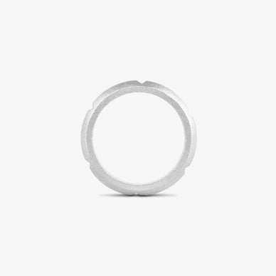 Bullion Bar Wide Ring - Platinum