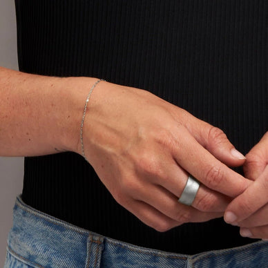 Cable Chain Bracelet - Platinum