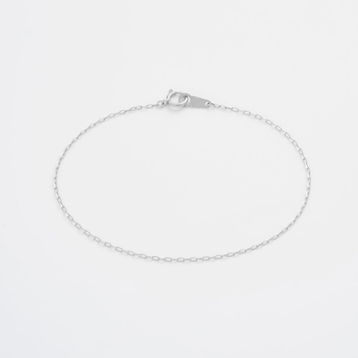 Cable Chain Bracelet - Platinum