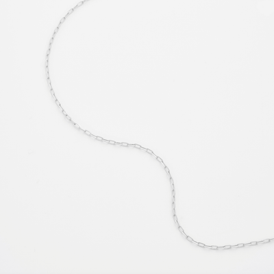 Cable Chain Necklace - Platinum