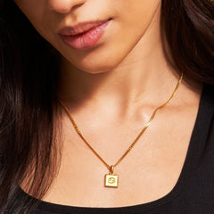 Cancer Zodiac Pendant - Gold 14k