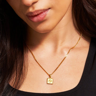 Cancer Zodiac Pendant - Gold 14k