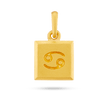 Cancer Zodiac Pendant - Gold 18k