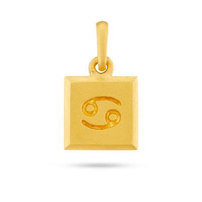 Cancer Zodiac Pendant - Gold 14k