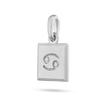 Cancer Zodiac Pendant - Platinum