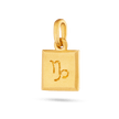 Capricorn Zodiac Pendant - Gold 24k