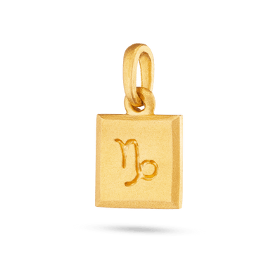 Capricorn Zodiac Pendant - Gold 24k