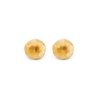 Circle Stud Earrings - Gold 24k