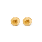 Circle stud earrings