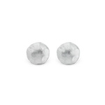 Circle stud earrings