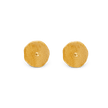 Circle Stud Earrings - Gold 24k