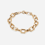 Classic gold link bracelet