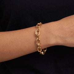 Classic Gold Link Bracelet