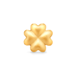 Clover Leaf Charm - Gold 24k