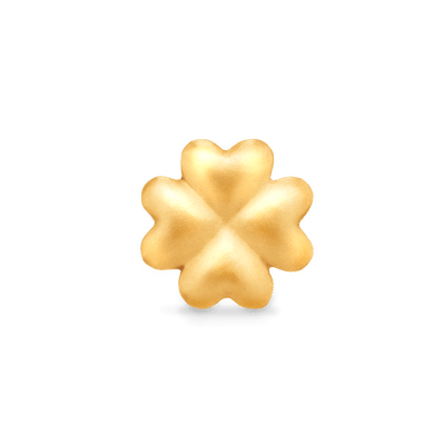 Clover Leaf Charm - Gold 24k