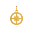 Compass Pendant - Gold 24k