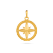 Compass Pendant - Gold 24k