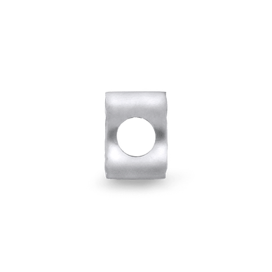 Crescent Moon Charm - Silver