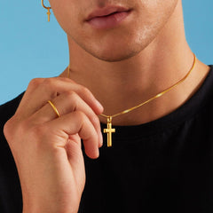 Cross Pendant - Gold 24k
