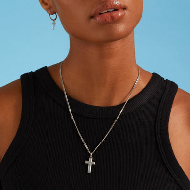 Cross Pendant - Silver