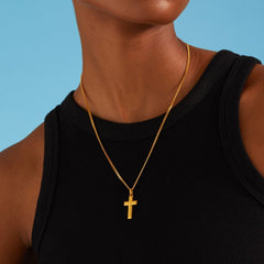 Cross Pendant - Gold 24k