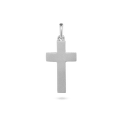 Cross Pendant - Platinum