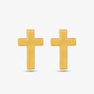 Cross stud earrings