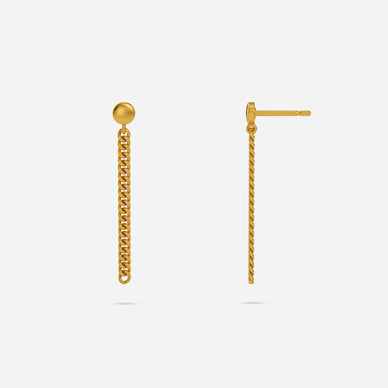 Curb Chain Drop Earring