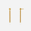 Curb Chain Drop Earring