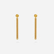 Curb Chain Drop Earring
