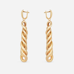 Curb Link Statement Drop Earrings