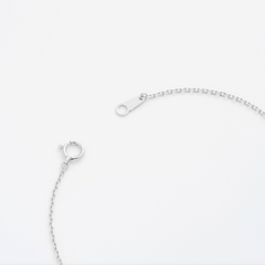 Diamond Cut Cable Chain Bracelet - Platinum