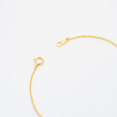 Diamond Cut Cable Chain Bracelet - Gold 24k