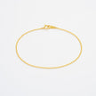 Diamond Cut Cable Chain Bracelet - Gold 24k