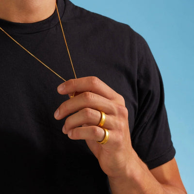 Diamond Cut Cable Chain Necklace - Gold 24k