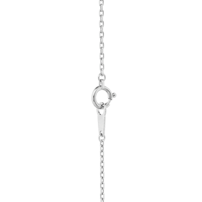 Diamond Cut Cable Chain Necklace - Platinum