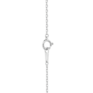 Diamond Cut Cable Chain Necklace - Platinum