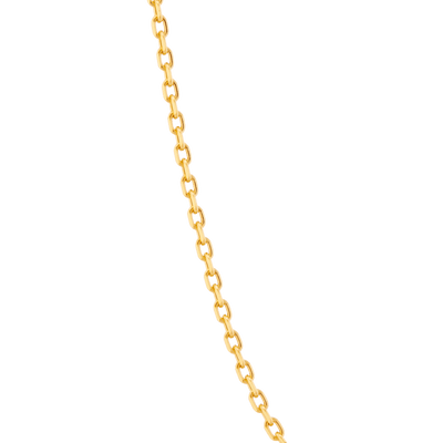 Diamond Cut Cable Chain Necklace - Gold 24k