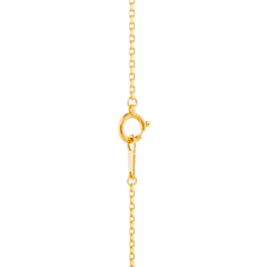 Diamond Cut Cable Chain Necklace - Gold 24k