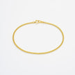Diamond Cut Curb Chain Bracelet - Gold 24k