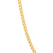 Diamond Cut Curb Chain Necklace - Gold 24k